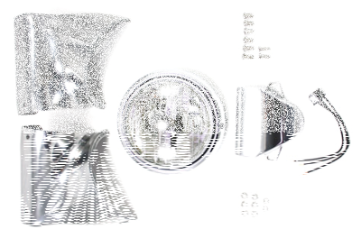 Polished Nacelle kit FLH60-84 (GB)