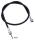 Black Tacho cable L=33" XL74-80 12mm nut
