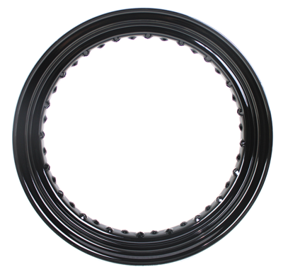 Gloss black DC rim 3.00x16" 40H 07-up (GB)