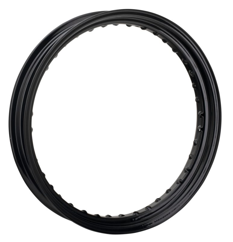 Gloss black DC rim 3.00x19" 40H 07-up (GB)