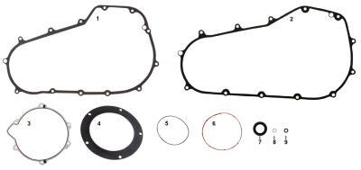 5pck clutch cover seal, molded rubber