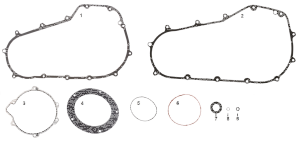 5pck clutch cover seal, molded rubber (GB)