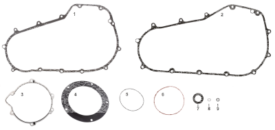 5pck clutch cover seal, molded rubber (GB)