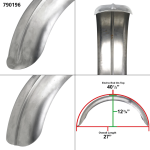 Steel Stingray Fender 16-18x7"