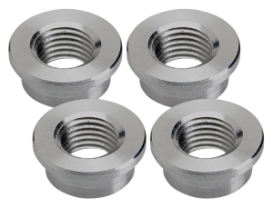 Weld-In Steel Petcock Bung 1/4" NPT 4Pck