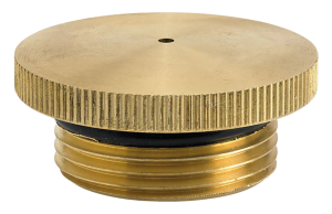 Knurled Brass Gas Cap Vented (GB)