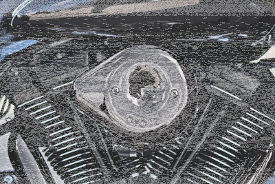 Dark Chrome Stealth Teardrop A/C ME17-UP (GB)