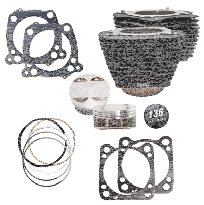 S&S 136CI cylinder kit ME17-UP All Black (GB)