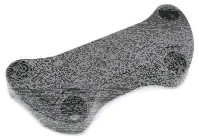 Top Riser Clamp 1" Blk BT99-Up (GB)