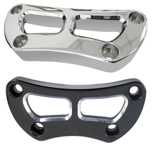 Top Riser Clamp Cut-Out 1" Chr HD73-Up (GB)