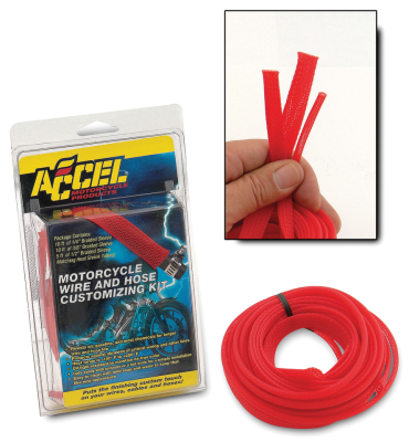 Accel Red Sleeving kit (GB)