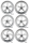 White Pricecode Ricks V-Rod wheels (GB)