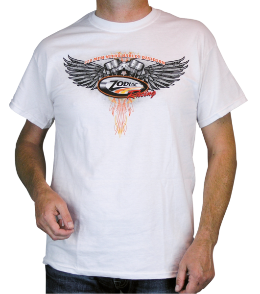 Zodiac Racing Champion T-shirt white L (GB)