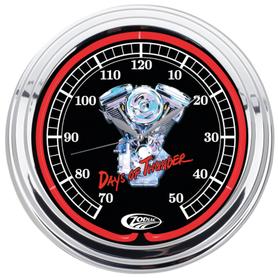 Zodiac "Evolution" Neon Clock 15" (GB)