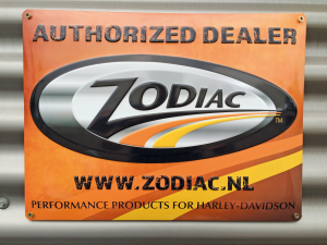 ZODIAC Dealer Shield, metal 40x30cm