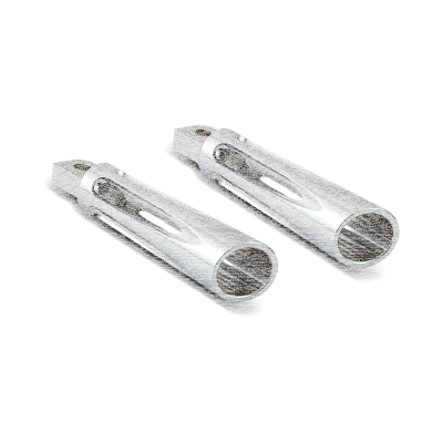 DEEP CUT FOOTPEGS, CHROME (GB)