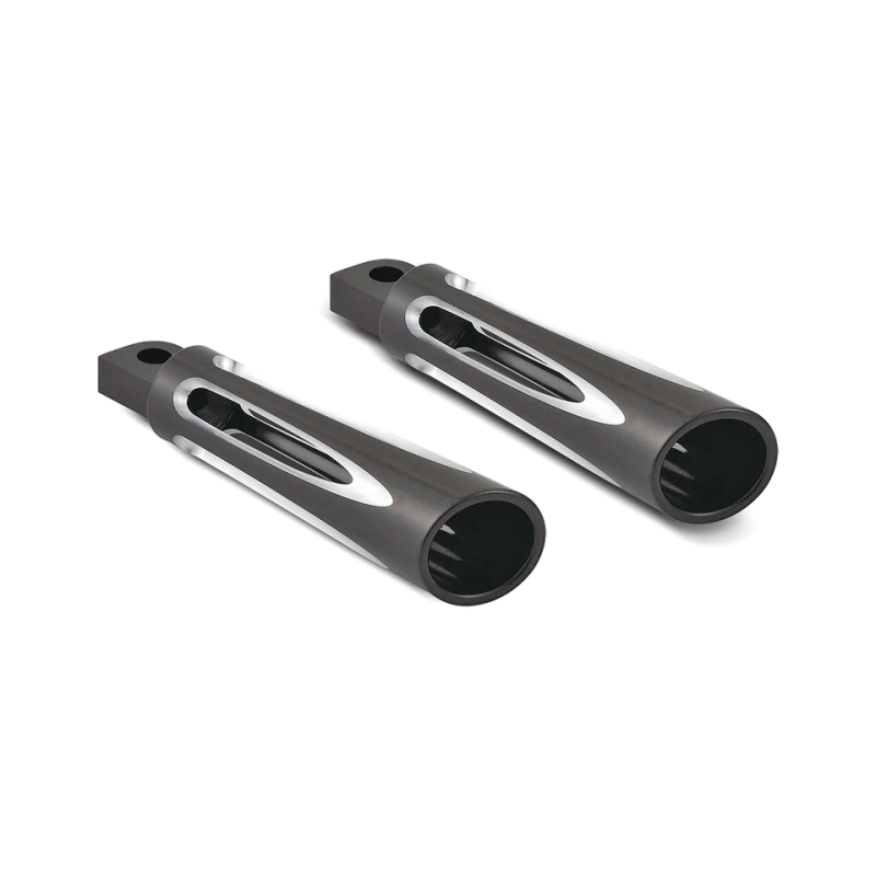 DEEP CUT FOOTPEGS, BLACK (GB)