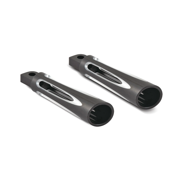 DEEP CUT FOOTPEGS, BLACK (GB)