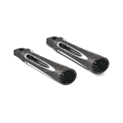 DEEP CUT FOOTPEGS, BLACK (GB)