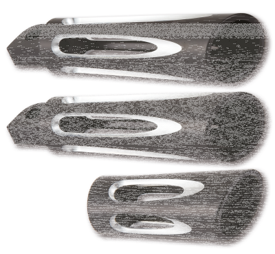 DEEP CUT FOOTPEGS, BLACK (GB)