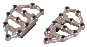 Ness MX Passenger Floorboards - Titanium (GB)