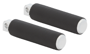 KNURLED RUBBER FTPGS, CHR