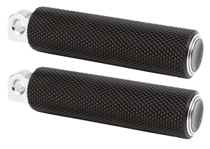 Dual Ring Fusion Footpegs - Black