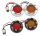 RED LENS KIT, BLK RING w/RED LED (GB)