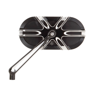 Deep cut Caged series blck mirror left