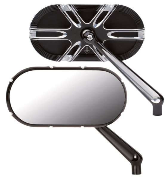 Deep cut Caged series blck mirror left (GB)