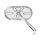 Deep cut Caged series chr mirror left (GB)
