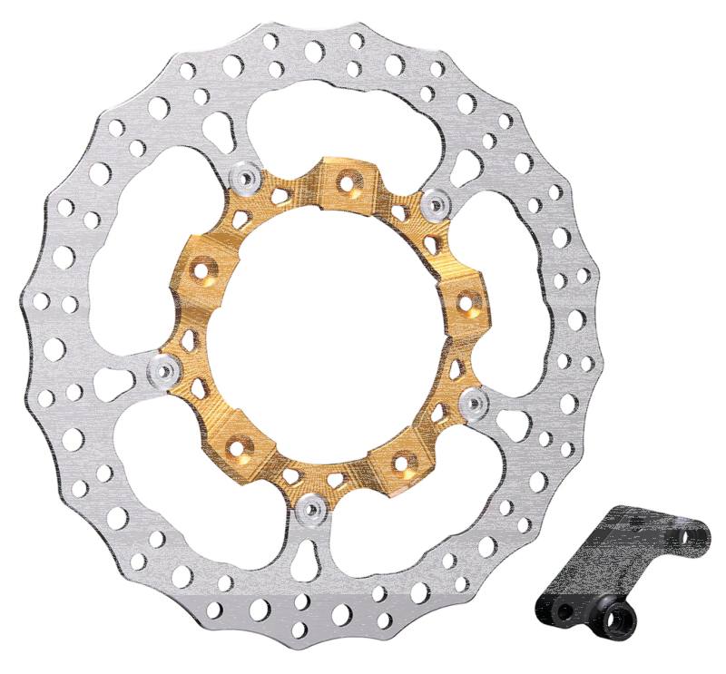 14" Billet Big Brake Rotor Left Gold (GB)