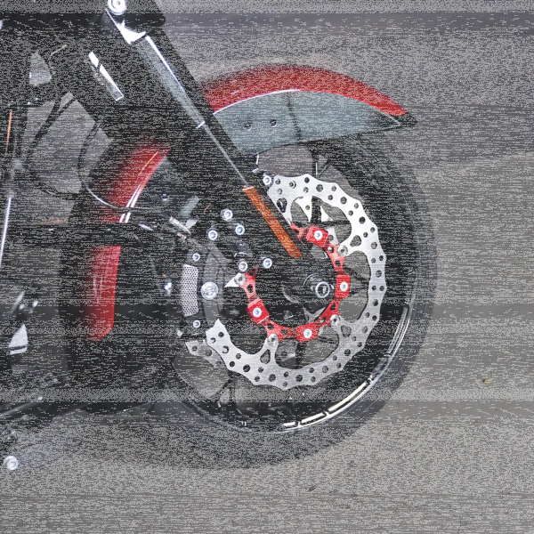 14" Billet Big Brake Rotor Left Red (GB)