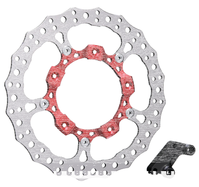14" Billet Big Brake Rotor Left Red (GB)