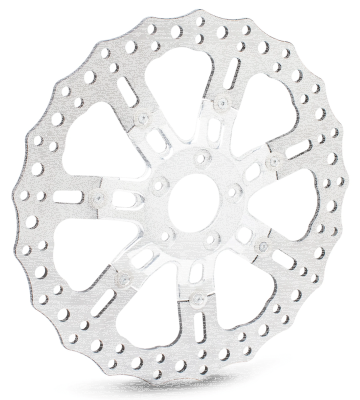 14" 7-valve Brake Rotor, Chrome (GB)