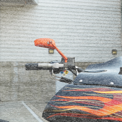 Tearchop Forged Left Mirror Orange (GB)
