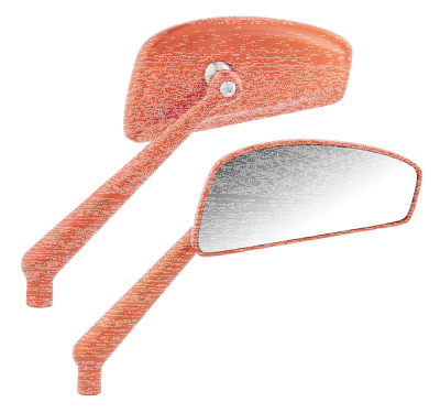 Tearchop Forged Right Mirror Orange (GB)