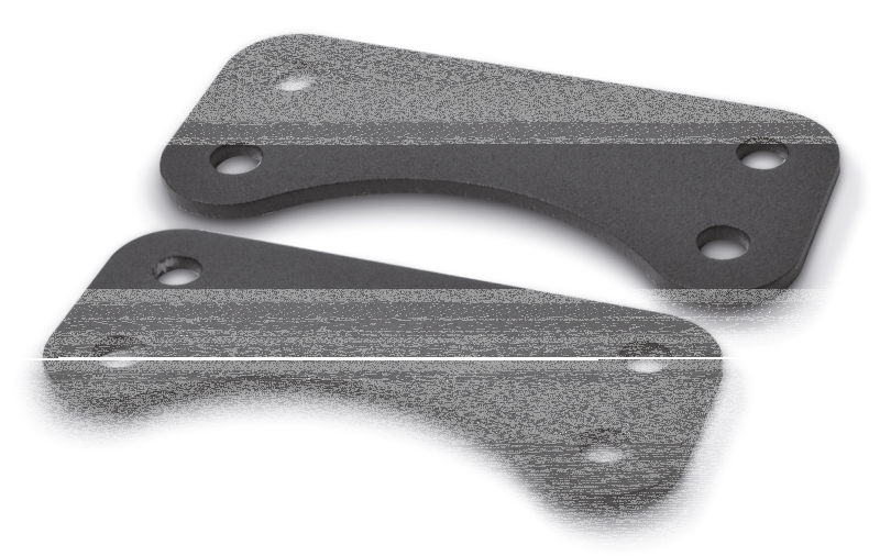 FENDER BRACKET KIT 21" FRONT FLH/T14-up (GB)