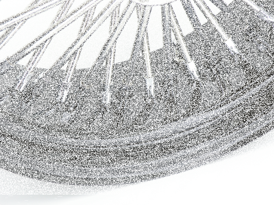 Black rim+hub Fat Daddy 18X3.5 50 (GB)