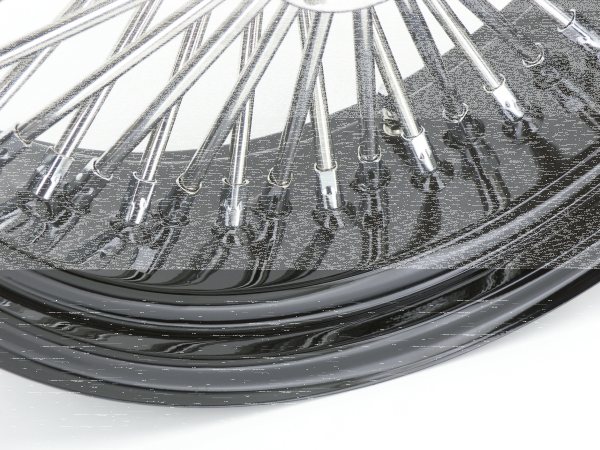 Black spoke Fat Daddy 16X5.5 50 (GB)
