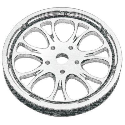 PM Pulley 66Tx1" Heathen Chrome (GB)