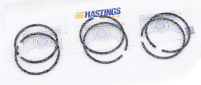 Piston rings only of zpn 745727 (GB)