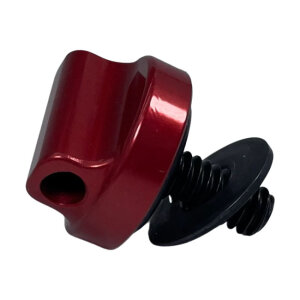 Bare Knuckle Performance, seat screw. 1/4-28. Red