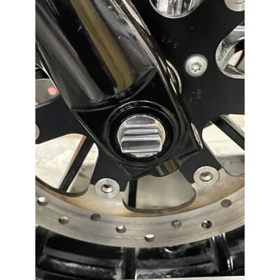 Bare Knuckle Performance, stainless axle kit. Front wheel