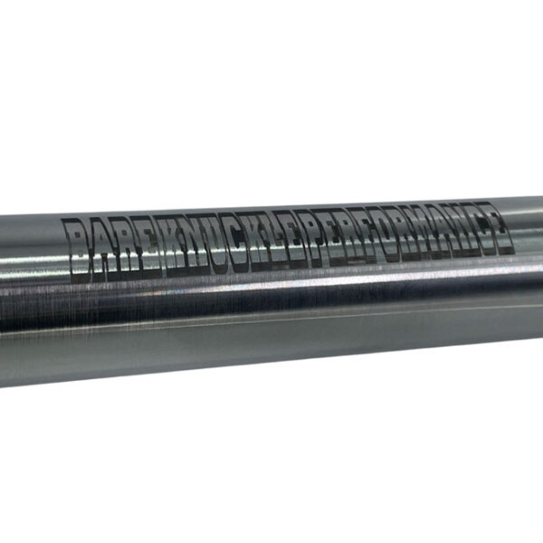 Bare Knuckle Performance, stainless axle kit. Rear wheel