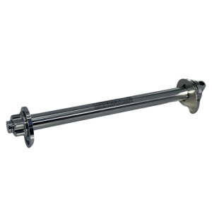 Bare Knuckle Performance, stainless axle kit. Rear wheel