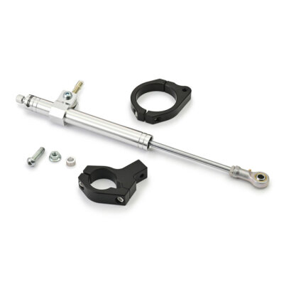Daytona, steering damper kit. Silver