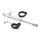 Daytona, steering damper kit. Silver