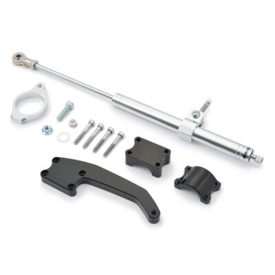 Daytona, steering damper kit. Silver