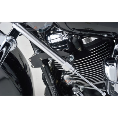 Daytona, steering damper kit. Silver